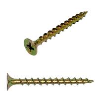 #6 X 1-5/8" Drywall Screw, Bugle Head, Phillips, Coarse, Zinc Yellow